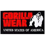 Gorilla Wear Functional Gym Towel - 50 x 100cm - Bodybuilding und Fitness Accessoire für...
