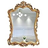 Großer Vintage-Spiegel, goldfarben, 35 x 25 cm, französischer Barock, antiker...