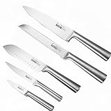 BFYLIN Messer-Set, 5-Teilig, Küchenmesser-Set, Kochmesser-Set, Chef-Messer,...
