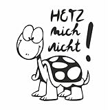 tradercat Auto Aufkleber Hetz Mich Nicht 2-10cmx12cm - Sticker für alle Oberflächen -...