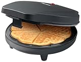 Bestron Waffeleisen für klassische Herzwaffeln, Herzwaffeleisen mit Antihaftberschichtung...