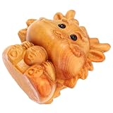 HAMPPLIES Holzschnitzerei Drachenornamente Mini Drachenanhänger 2024 Jahr des Drachen...