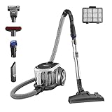 EUREKA Bagless Canister Vacuum Cleaner NEN180, Beutelloser Kanister, Leichter Staubsauger...