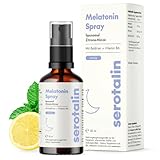 serotalin Melatonin Spray liposomal für 200 Nächte | Alkoholfreies...