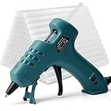 MAXDONE Heißklebepistole 50W Klebepistole kleine mit 80 Heißklebesticks 7 *...
