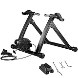Rollentrainer, 8 Gänge Widerstandsstufen, Klappbar Bike Trainer mit Schnellspanner und...