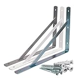 Schwerlastträger Winkel Schwerlastkonsole REGALTRÄGER mit SCHRAUBEN & DÜBEL | 275 x 400...