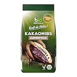 biozentrale Kakaonibs | 200 g Bio Superfood | zuckerarme, geröstete Kakaobohnenstückchen...