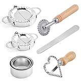 FYting Ravioli Ausstecher,Ravioli Former, 8 Stück Ravioli Maker Set aus...