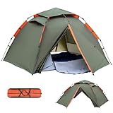 Camping Zelt Pop Up Zelte 2-4 Personen 300x240x145 cm PU5000 Doppelschicht...
