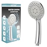 SOTBE | Wassersparender Duschkopf mit 5 Funktionen - Handbrause Dusche, Anti-Calc-System,...