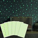 Leuchtsterne Kinderzimmer Selbstklebend, 514 Sternenhimmel Leuchtsticker Kinderzimmer DIY...