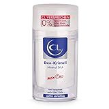 CL Deo Kristall Antitranspirant gegen starkes Schwitzen - 120 g Mineral Stick für...