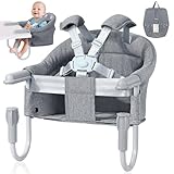 Orzbow Tischsitz Baby mit 5-Punkt-Sicherheitsgurt,Wasserdicht Tischsitz Faltbar...
