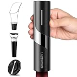 HOOMIL Weinflaschenöffner Set, 4-in-1 Elektrischer Korkenzieher für Wein,...