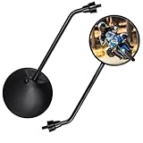 Universal E9-Geprüft Motorrad Spiegel, Motorrad Rückspiegel 360° Drehbar,...