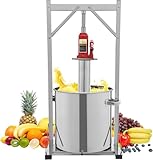 Hydraulische Obstweinpresse Mit Wagenheber, 304 Edelstahl-Obstpresse Für Wein, Apfelwein,...