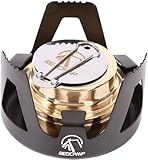 REDCAMP Mini Alkohol Herd für Backpacking, Camping Herd Leichter Messing Spirit Brenner...