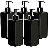 Youngever 5er-Set 500ML Pumpflaschen für Shampoo, Mehrweg Kunststoff Pumpspender...