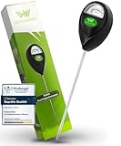 Wendowerk® Boden Feuchtigkeitsmesser für Pflanzen - [Grün/Schwarz] - Ohne Batterien -...