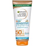 Garnier Sonnenschutzmilch mit LSF 50+ für Kinder, Sonnencreme mit sehr hohem...