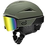 Odoland Skihelm und Skibrille Set Snowboardhelm mit Snowboardbrille für Damen...