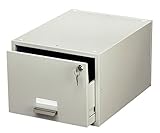 Durable Karteikasten A5, grau, für ca. 1500 DIN A5 Karteikarten, 260 x 207 x...
