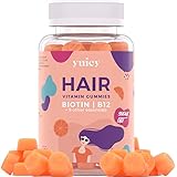 Biotin Gummibärchen - ZUCKERFREI - Hochdosiert mit 10.000μg + D3, Vitamin B12, Zink,...