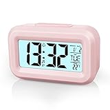 Vicloon Wecker Digital,LCD Display Tischuhr mit Snooze,12/24...
