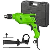 AGT Professional Bohrmaschine: Schlagbohrmaschine mit 3-teiligem Zubehör in...