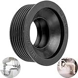 Siphon Gummimanschette, 1 Stück, aus Gummi, NW 30/50, für DN50 HT Abflussrohr...