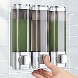 Seifenspender Wandbefestigung, Shampoo Duschgel Spender, 3er Set Seifenspender Ohne...