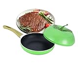 CXPAN mit Deckel, Soßenherd in Fruchtform, Topf-Set, antihaftbeschichtet, für...