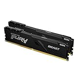Kingston FURY Beast 32GB (2x16GB) 3600MHz DDR4 CL18 Desktop Speicher Kit mit 2...