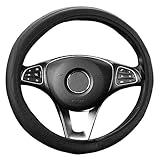 Gvolatee Universal Auto Lenkradhülle Lenkrad Abdeckung Heavy Duty Lenkradbezug aus Leder...