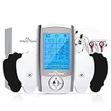 Easy@Home TENS Gerät Schmerztherapie: USB Wiederaufladbare TENS EMS...