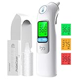 Fieberthermometer Ohr für Erwachsene & Kinder, 1s Ergebnis Hochpräzise Ohrthermometer,...