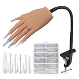 Deciniee Übungshand für Nageldesign, Flexibel Übungshände aus Silikon und...