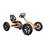 BERG Gokart Buddy B-Orange | Kinderfahrzeug, Tretauto mit Optimale Sicherheid, Luftreifen...