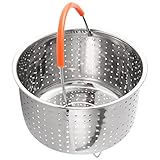 Uinfhyknd Dampfgarer Aus Edelstahl Schnell Koch Topf mit Silikon Beschichtetem Griff...