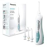 Panasonic EW1311G845 Wiederaufladbare Zahnmunddusche, Munddusche für Zähne, 4 normale...