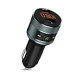 Bluetooth FM Transmitter, ZeaLife Auto Radio Transmitter QC 3.0 KFZ Wireless...