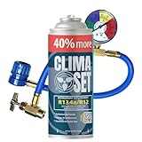 ClimaSet R134a kältemittel Ersatzgas - Kühlmittel Klima Auto - Gasflasche...