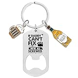 1 Stück Personalisierte Geschenke Papa,Schlüsselanhänger Papa Geschenk Geburtstag...