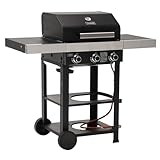 TAINO WABAYA 3+0 Gasgrill Grillwagen 3 Brenner Keramik Sear-Burner...