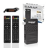 LEYF & Sagaf SUD-0507 Mini Sat Receiver - DVB-S2 - Satelliten Receiver - Full HD 1080p...