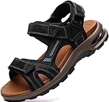 visionreast Herren Outdoor Sports Sandalen Trekking Leichte Leder Strand...