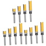 EXCEART 3 Sätze Raddurchmesser Fräser Bit Spülen Fräser Bündig Trimmen Router-bit...