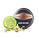 King C. Gillette Bartpflege Bartbalsam Männer (100 ml) mit Sheabutter, Arganöl, und...