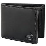 Fa.Volmer ® Leder Geldbörse Herren - extra-stabile Doppelnaht - 9 Fächer für...